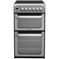 Hotpoint HUE52GS Electric Cooker, Graphite